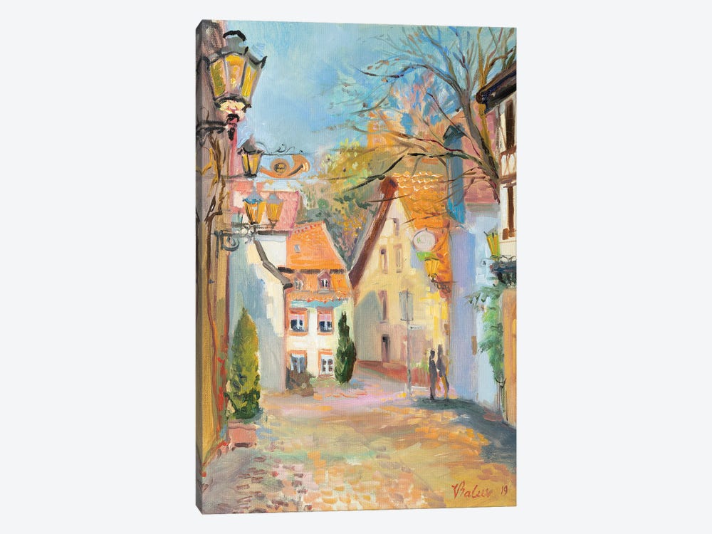 Town In Spring by Katharina Valeeva 1-piece Art Print