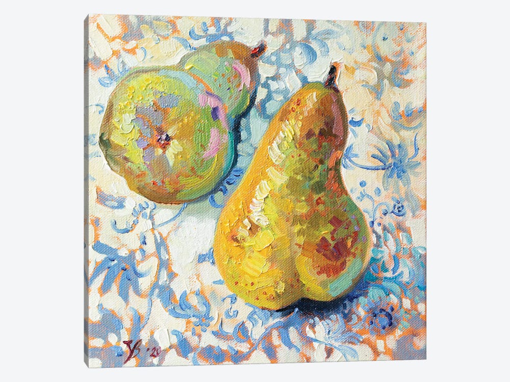 Two Pears by Katharina Valeeva 1-piece Art Print