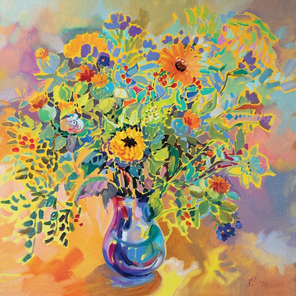 Sunflowers: Warm Bouquet by Katharina Valeeva
