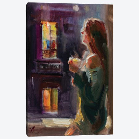 Warm Evening Canvas Print #KTV118} by Katharina Valeeva Art Print