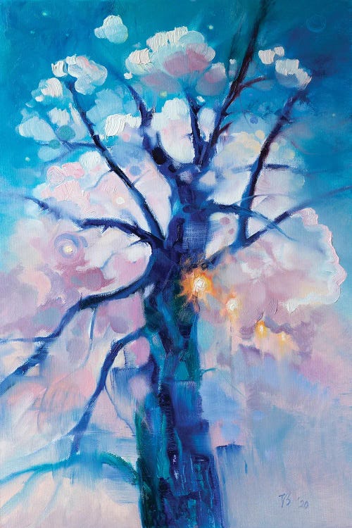 Blue Tree by Katharina Valeeva wall art