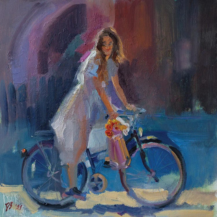 Bought Flowers by Katharina Valeeva wall art