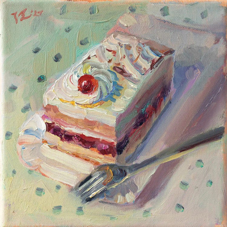 Cherry On The Cake by Katharina Valeeva wall art
