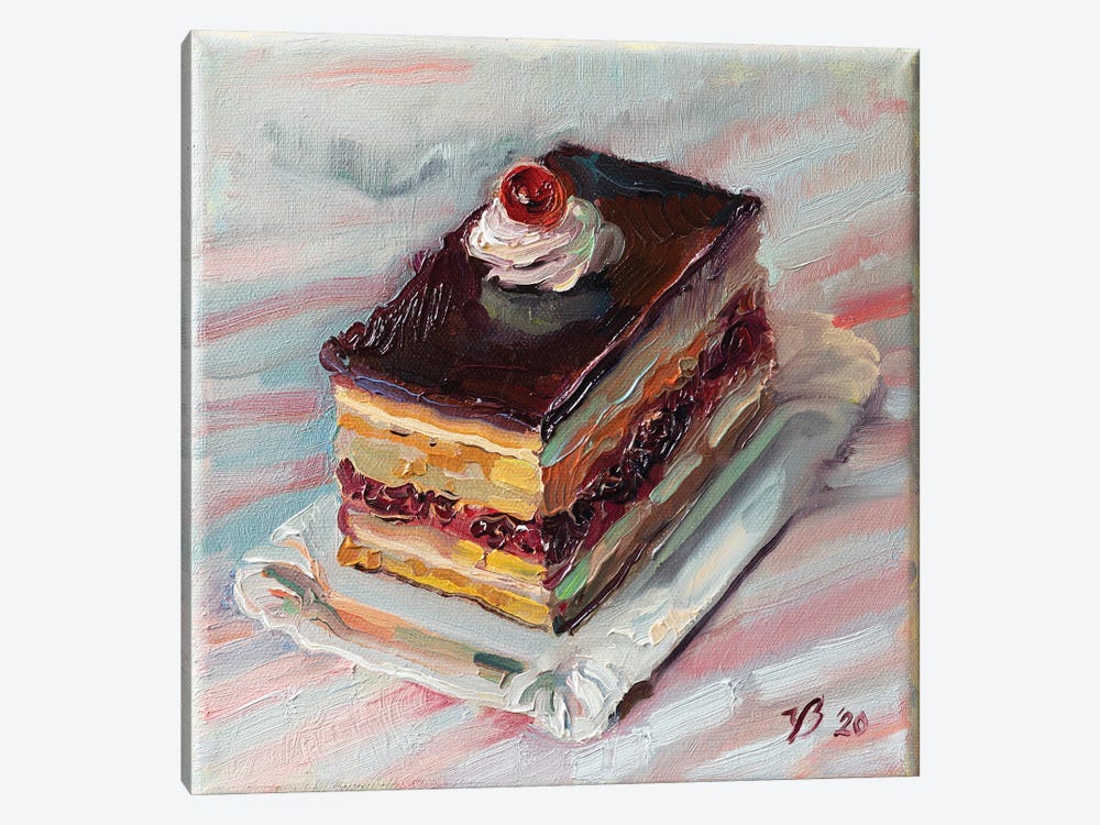 Cherry Pie by Katharina Valeeva 1-piece Canvas Print