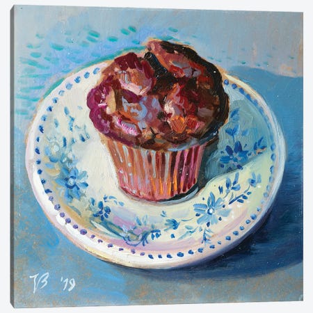 Chocolate Muffin Canvas Print #KTV24} by Katharina Valeeva Art Print