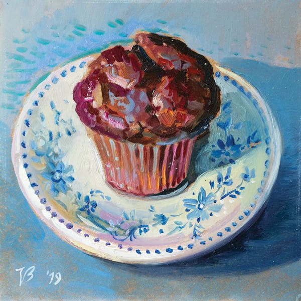 Cakes & Cupcakes: Chocolate Muffin by Katharina Valeeva