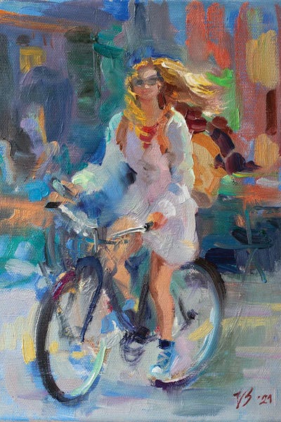 City Trip by Katharina Valeeva canvas print