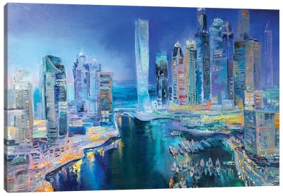 Dubai Canvas Art Print - Katharina Valeeva
