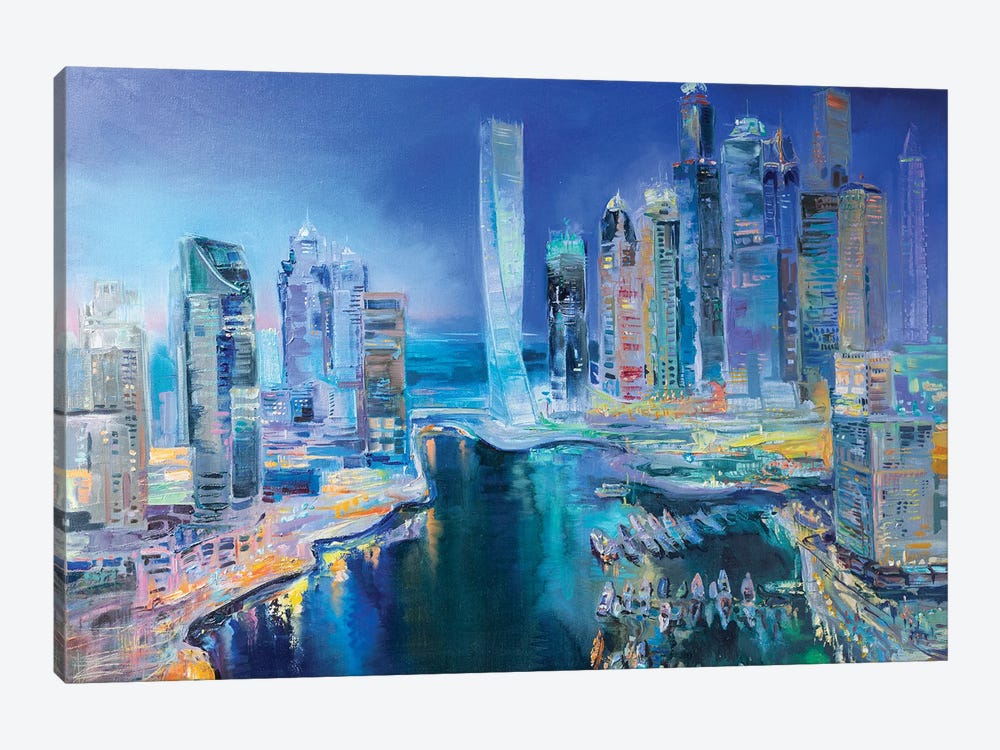 Dubai by Katharina Valeeva 1-piece Canvas Art