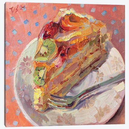 Fruit Pie Slice Canvas Print #KTV41} by Katharina Valeeva Canvas Art