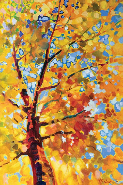 Golden Autumn by Katharina Valeeva wall art