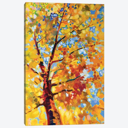 Golden Autumn Canvas Print #KTV50} by Katharina Valeeva Canvas Print
