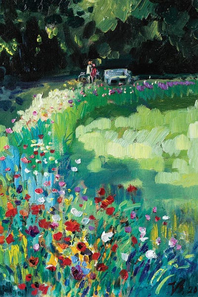 In The Summer Park by Katharina Valeeva canvas print