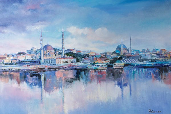 Pastel Impressionism: Istanbul by Katharina Valeeva
