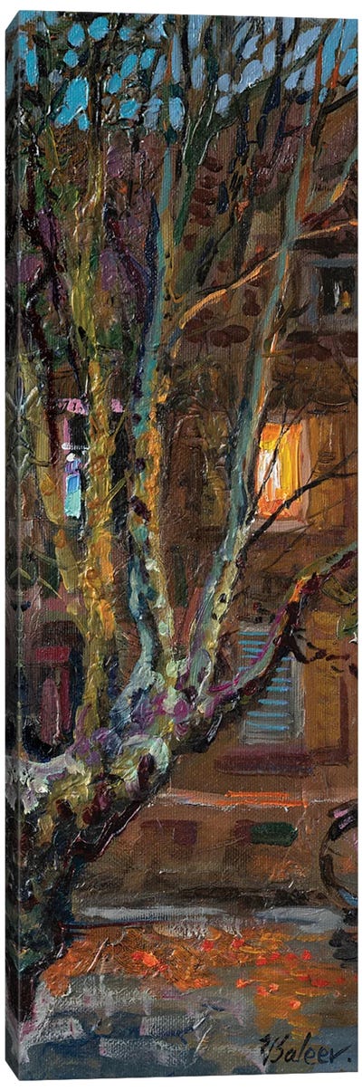 Light In The Window Canvas Art Print - Katharina Valeeva