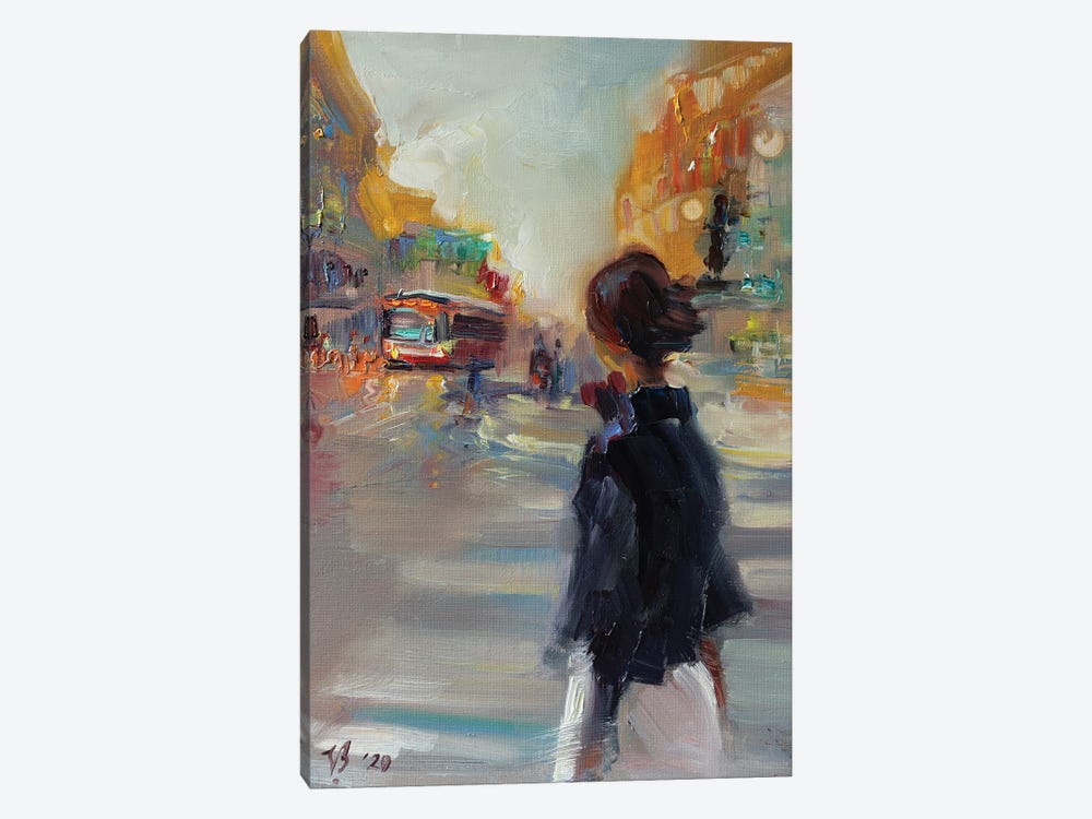 Missed The Bus by Katharina Valeeva 1-piece Canvas Print