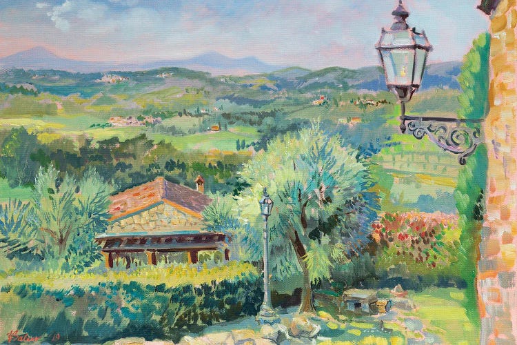 Morning In Tuscany by Katharina Valeeva wall art