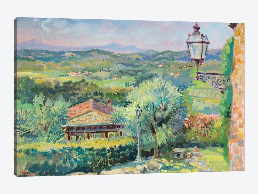 Morning In Tuscany by Katharina Valeeva 1-piece Canvas Wall Art