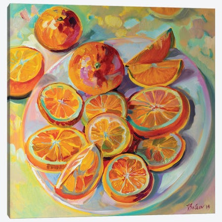 Oranges Canvas Print #KTV69} by Katharina Valeeva Canvas Artwork