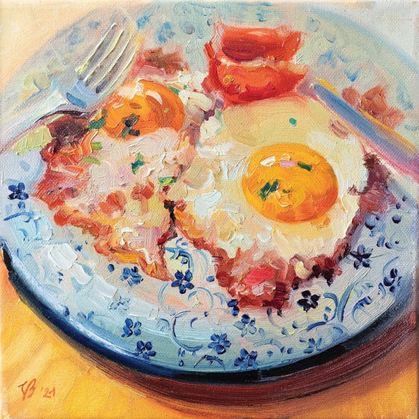 Eggs: Bacon And Eggs by Katharina Valeeva