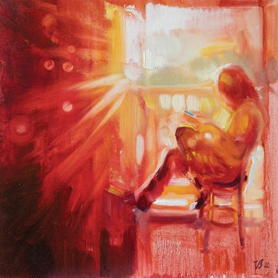 Relax In The Sun by Katharina Valeeva canvas print