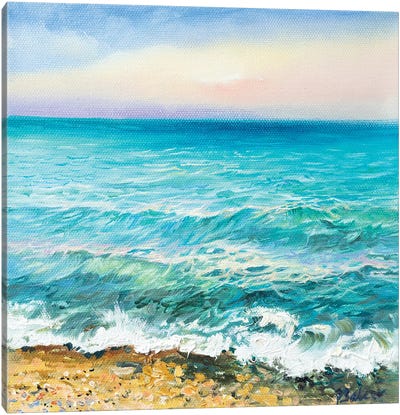 Sea Canvas Art Print - Katharina Valeeva