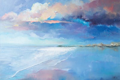 Beautiful Evening On The Beach by Katharina Valeeva canvas print