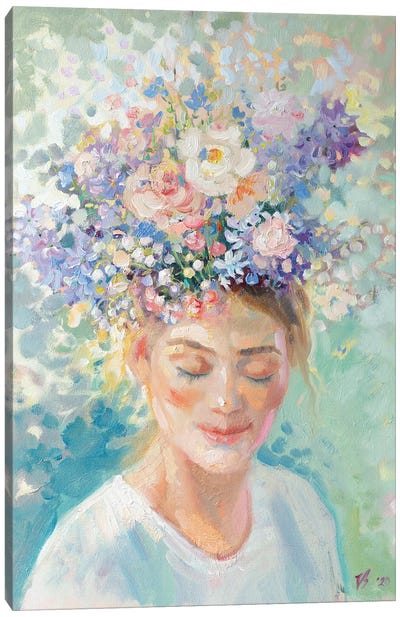 Spring Flowers Canvas Art Print - Katharina Valeeva