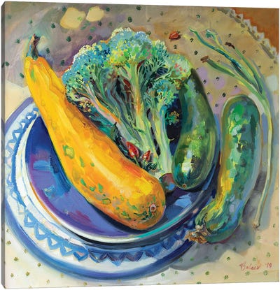 Still Life With Vegetables Canvas Art Print - Katharina Valeeva