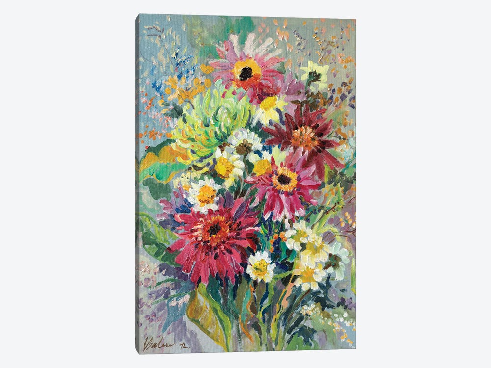 Summer Bouquet by Katharina Valeeva 1-piece Canvas Art Print