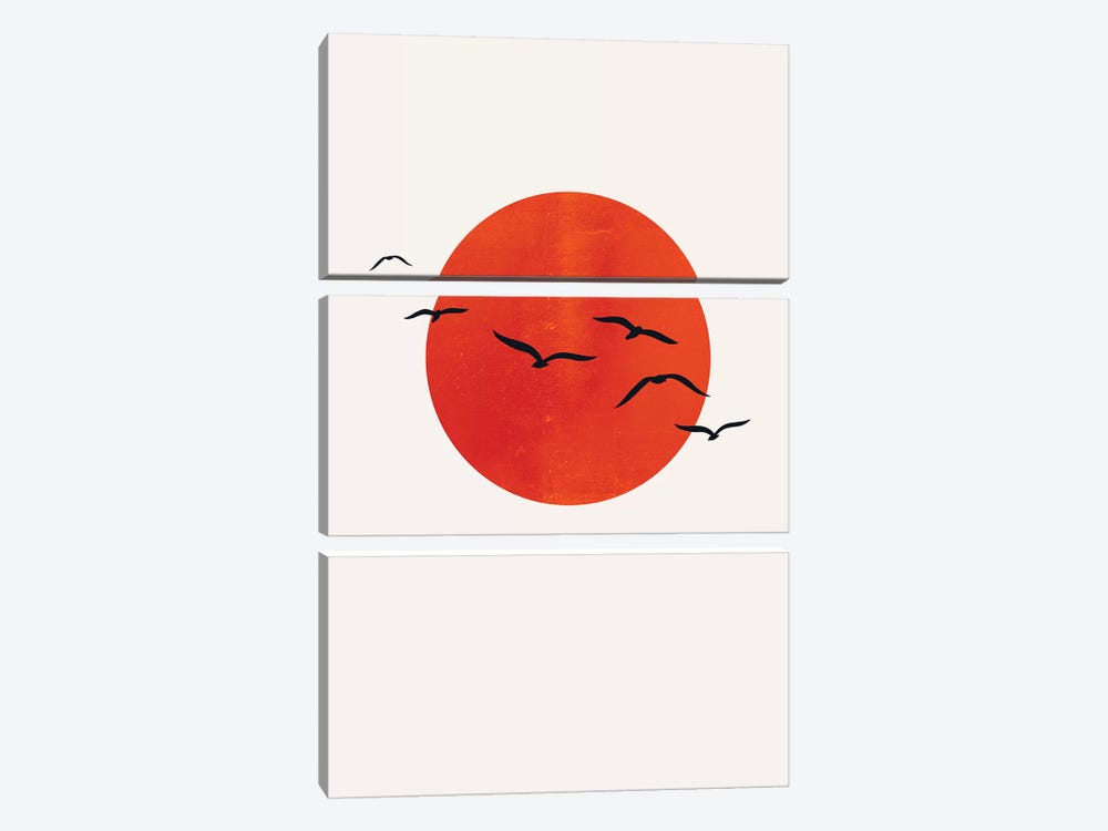 A Sunny Day by Kubistika 3-piece Canvas Art