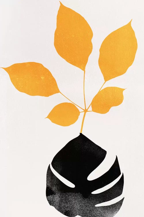 Azurea - Yellow by Kubistika wall art