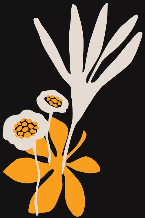 Blossom Beauty - Dark Yellow by Kubistika wall art