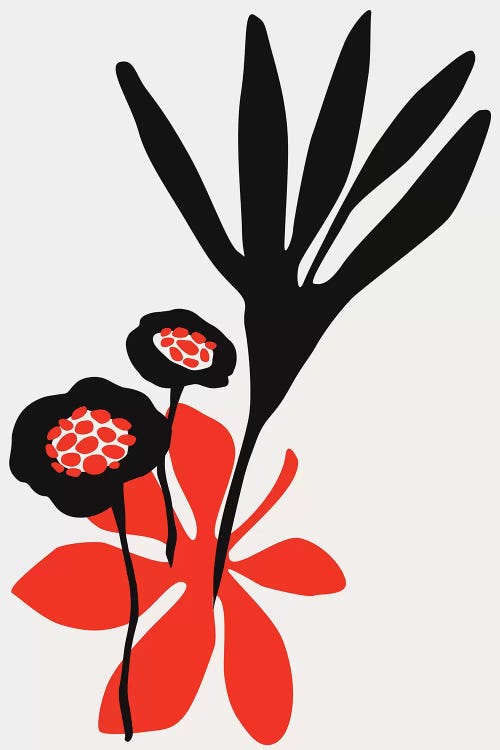Blossom Beauty - Red by Kubistika wall art
