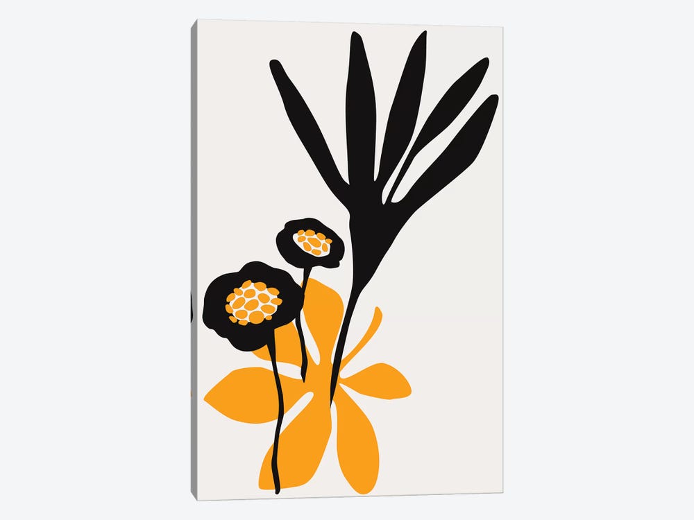 Blossom Beauty - Yellow by Kubistika 1-piece Canvas Artwork