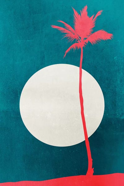 Caribbean Dreams by Kubistika framed canvas print