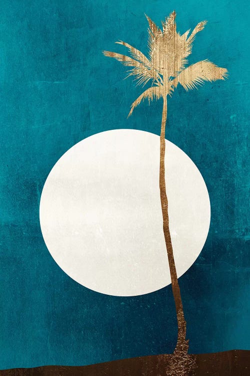 Caribbean Dreams-Gold by Kubistika wall art