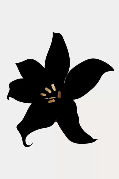 Minimalist Flowers: Dark Orchid by Kubistika