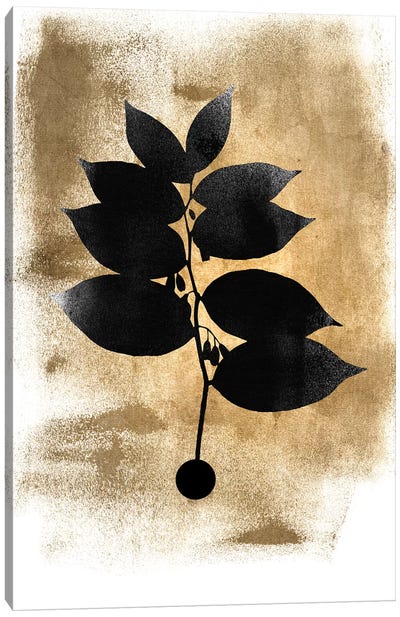 Dark Plant Canvas Art Print - Kubistika