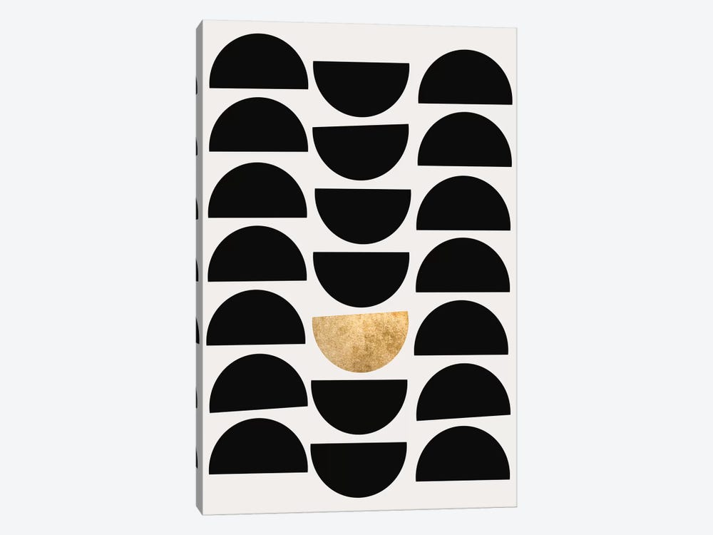 Golden Circle by Kubistika 1-piece Art Print