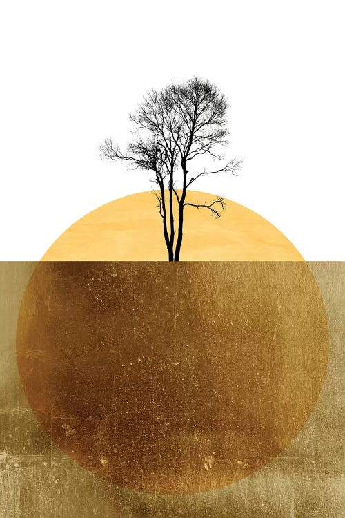 Golden Ocean by Kubistika wall art