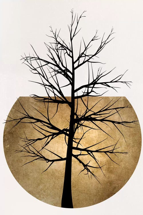 In The Wild - Gold by Kubistika wall art