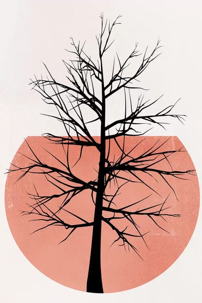 In The Wild-Rose by Kubistika framed canvas print