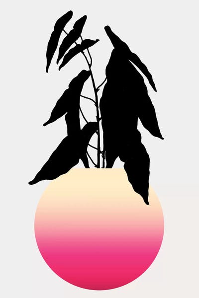 Kamasutra - Pink by Kubistika framed canvas print