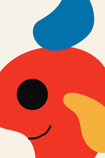 Le Filou by Kubistika framed canvas print