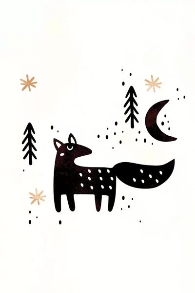 Foxes: Little Winter Fox by Kubistika