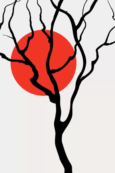 Mystic River by Kubistika framed canvas print