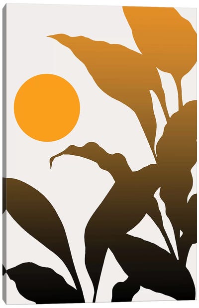 Tropical Sunrise Canvas Art Print - Sun Art