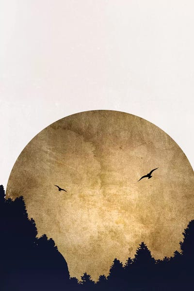 Two Birds by Kubistika canvas print