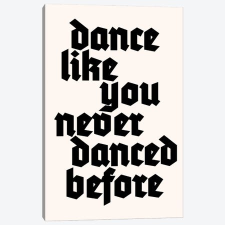 Dance Like Never Before Canvas Print #KUB267} by Kubistika Canvas Wall Art